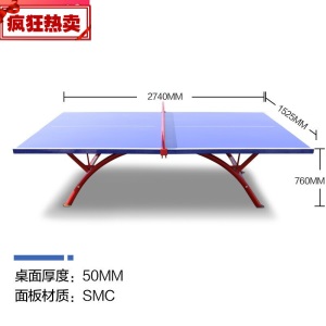 乒乓球桌 室外折叠家用乒乓球台 兵浜球桌 SMC户外兵乓球台案子兵兵