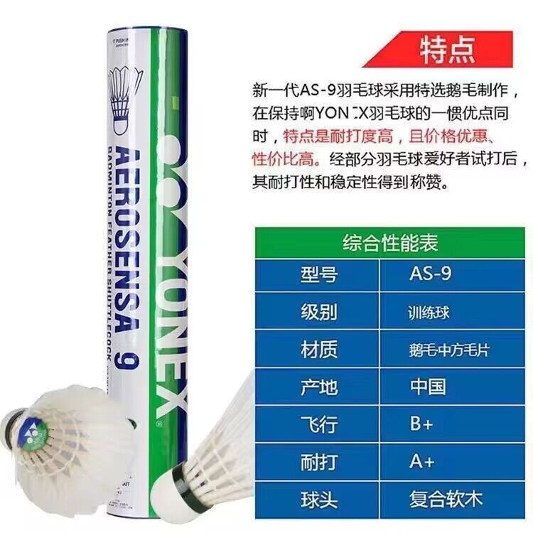 YON/尤尼斯YY羽毛球室内外防风稳定耐打打不烂业余专业训练比赛球(图11)
