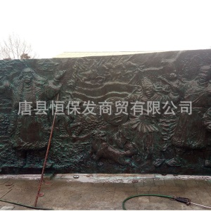 大型纯铜铸造浮雕公园校园铸铜墙体艺术铜浮雕景观雕塑定做
