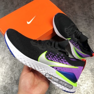 耐克NIKE Epic React Flyknit男夏款缓震透气轻便运动软弹跑步鞋