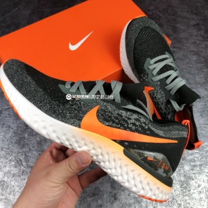 耐克NIKE Epic React Flyknit男夏款缓震透气轻便运动软弹跑步鞋