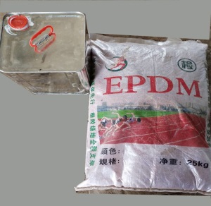 。塑胶彩色颗粒胶水epdm橡胶颗地面幼儿园跑道修补学校跑道操场维