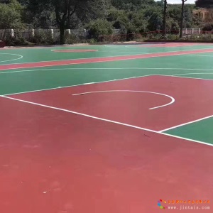 篮球场羽毛球场PU球场 PU防水封闭底漆 弹性聚氨酯塑胶PU球场材料
