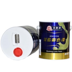 古象聚氨酯彩色685油漆 双组份油漆 耐磨塑胶跑道划线漆 5kg