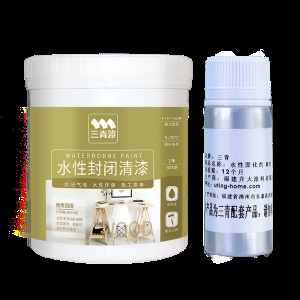 家具翻新环保漆水性木器pu封闭清漆防潮防霉透明底漆防水木头家具