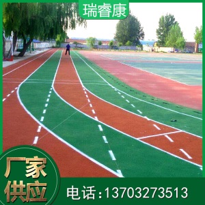 预制型橡胶跑道  幼儿园学校体育馆橡胶跑道  彩虹跑道 规格可选