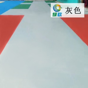 硅PU地坪漆室内外哑光水性丙烯酸防水耐磨篮球场家用水泥地板面漆