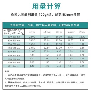 CAPAROL德爱威 鱼美人美缝剂十大品牌瓷砖地砖防水填缝剂彩色 美缝胶勾缝剂双组份 环保防水防霉