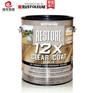 RUST-OLEUM原装进口透明木材密封剂 户外防腐木器漆 驱水剂 有色透明 （产品本身透明调色后方可使用）
