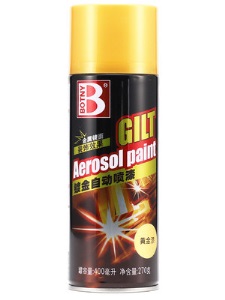 。车牌漆家具木器翻新改色漆自喷手摇漆闪光自喷色金色黄金香槟金