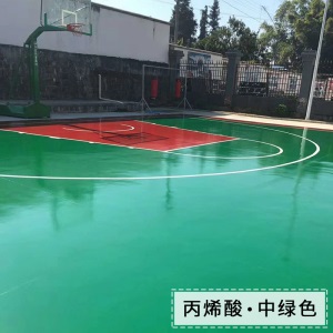 丙烯酸地坪漆室外划线漆耐磨地板漆防滑自流平水泥篮球场地面油漆