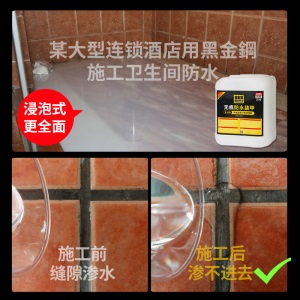卫生间漏水免砸砖渗透型纳米透明防水外墙瓷砖堵漏王防水涂料胶材料剂即开即用