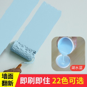 内墙乳胶漆小桶家用白灰粉刷墙涂料水性儿童彩色室内墙面翻新油漆