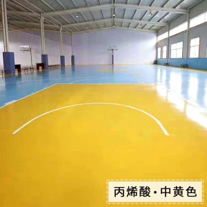 篮球场丙烯酸地坪漆室外体育场油漆防滑耐磨户外水泥地板漆自流平水泥地面漆幼儿园操场羽毛球场地划线漆 透明色底漆