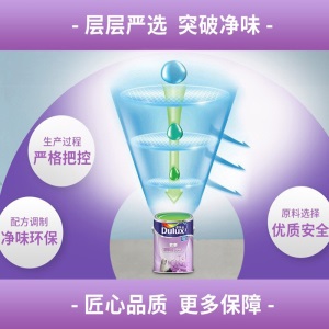 多乐士(Dulux)致悦抗甲醛五合一净味面漆无添加通用底漆 乳胶漆油漆涂料 A744+A749
