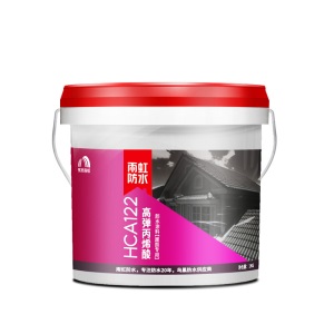 东方雨虹防水 HCA122高弹丙烯酸防水涂料 屋面屋顶补漏 裂缝渗水修补剂 抗裂纹防晒防冻 1kg/桶