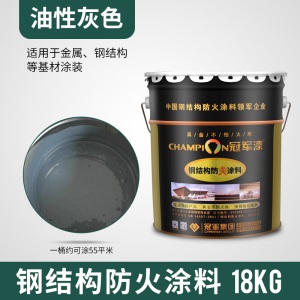中南防火涂料  饰面隔热型木材家具防火漆 金属钢结构阻燃漆 中南饰面型防火涂料10kg白色