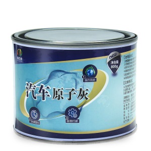 威克纳汽车原子灰补土油性金属补漆打磨修补快干钣金灰腻子膏粉