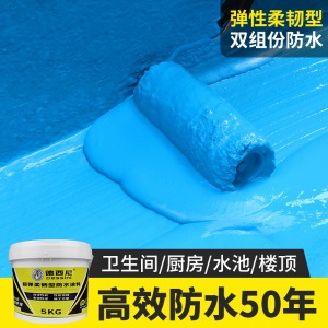 德西尼K11防水涂料卫生间厨房阳台防水材料鱼池水池防漏双组份水泥基内墙环保型双向防水防潮渗水补漏浆料