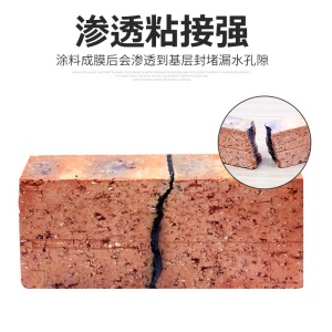 大禹神工 防水涂料胶房屋顶防水补漏材料外墙面平房楼顶裂缝沥青防漏防水胶阳台油性聚氨酯堵漏王