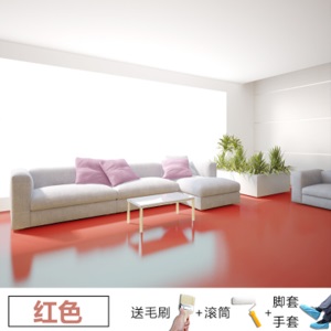 水性地坪漆 水泥地面漆 刷墙漆 防水乳胶漆 墙面漆油漆涂料漆墙漆 水性地坪漆-浅黄色