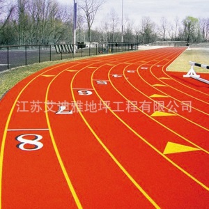 幼儿园运动场环保材料 EPDM颗粒塑胶跑道 园林体育场一体化施工