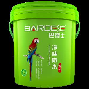 巴德士防水补漏涂料 防漏水材料屋顶卫生间厨房地面墙面修补防漏16.8kg大桶