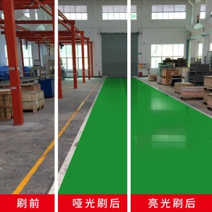 三青 水性地坪漆耐磨地板漆水泥地家用厂房非自流平地面漆防水防滑车库地面油漆 标准绿15kg(约刷涂60平米2遍)