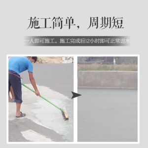 尼瓦乐js聚合物水泥基防水涂料 卫生间房顶楼顶屋顶室外补漏胶复合材料 纯乳液15.6kg可刷50㎡
