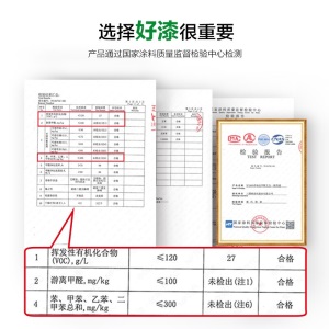 三棵树乳胶漆抗甲醛净味五合一墙面漆自刷家用彩色涂料油漆（调色产品不支持退换货）