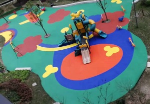 EPDM颗粒球场施工 学校塑胶篮球场地面材料 幼儿园塑胶地面铺设