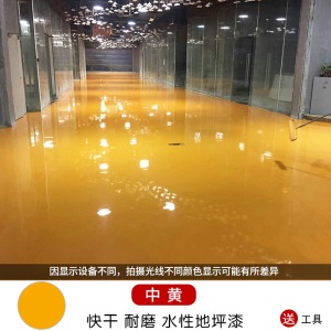 帝致 地坪漆水泥地面漆水性环氧树脂地平油漆自流平室内工厂车间厂房车库家用耐磨地板漆
