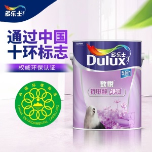 多乐士(Dulux)致悦抗甲醛五合一净味面漆无添加通用底漆 乳胶漆油漆涂料 A744+A749