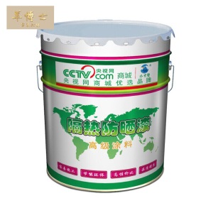楼顶隔热漆水外墙涂料房屋顶楼面金属屋顶铁皮水泥晒油漆材料 5公斤水泥屋面