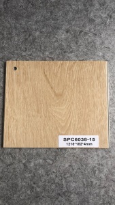 定制加厚PVC锁扣运动地板片材耐磨家用防水木纹spc石塑地板4mm