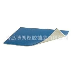 PVC运动地胶4.5mm宝石纹加厚弹性环保卷材地板 健身房篮球场专用