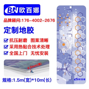 欧百娜工厂直销健身工作室定制360私教地胶健身房pvc塑胶运动地板