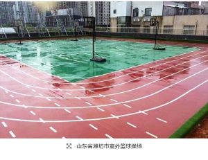 室外运动PVC地板 防紫外线UV抗老化地胶 户外篮球场塑胶地板
