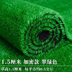 乐君 人造草坪仿真草坪垫子塑料假草坪绿色学校幼儿园跑道人工草坪草皮地毯户外工程围挡