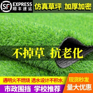仿真草坪地毯人造装饰户外塑料垫绿植围挡足球场幼儿园人工假草皮