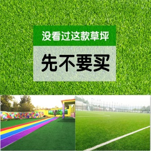 斗途园艺 人造草坪仿真塑料假绿植幼儿园人工草皮户外阳台装饰绿色地毯垫子