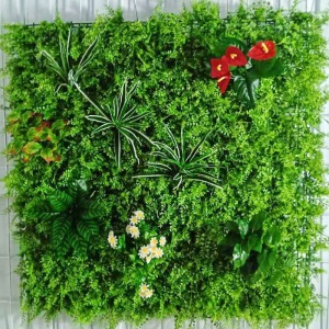 仿真植物墙绿植墙面室内墙壁装饰绿色草坪塑料假花形象背景墙t10