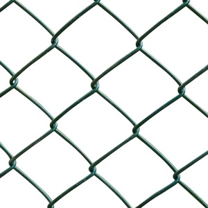 养殖护栏网球场护拦隔离网包塑勾花网铁丝围网圈地果园鱼塘防护网 1.8米高6公分孔20米长3.6mm粗