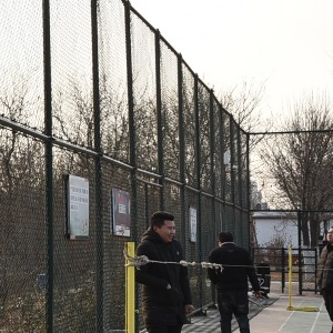 YOOMEE体育场围网球场护栏篮球场足球场围网铁丝网菱形网网球场围网勾花网护栏高尔夫围网绿色围栏