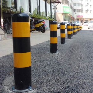 停车防护柱 防撞路桩铁柱 停车场交通设施隔离墩 地桩护栏路障墩