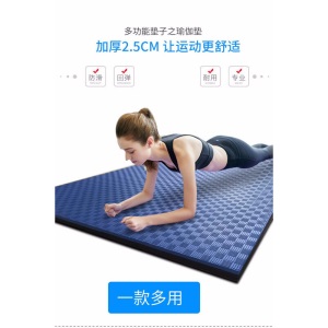 跑步机垫子隔音减震垫加厚家用防震静音运动健身器材消音地垫b02 1号旗舰版/高密度稳2m*1m