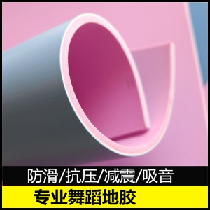 宸芃 专业舞蹈地胶舞蹈房用防水防滑幼儿园地垫舞蹈教室商用塑胶地板