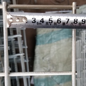 铁丝网围栏建筑网钢丝网镀锌网片加厚加粗网格小孔狗笼子组装底网 8*8厘米方孔4.0毫米粗