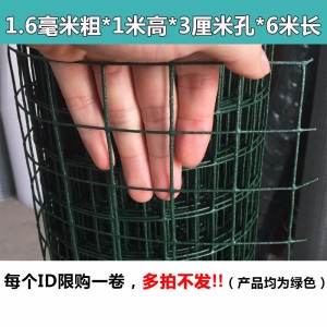 小孔硬塑铁丝网围栏网护栏网荷兰网隔离网圈地养鸡网养殖围网 银色