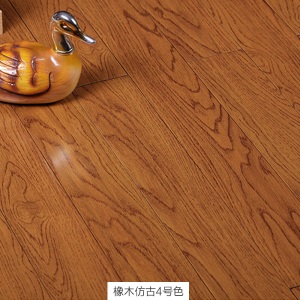 帝诺居 番龙眼地板小菠萝格红橡木纹仿古冷色系实木地板厂家直销实木地板 橡木仿古6号色910X120X18